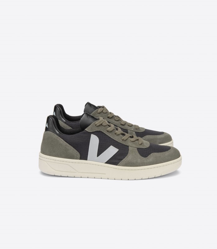 Veja Original Ripstop Negro Oxford Gris Barro