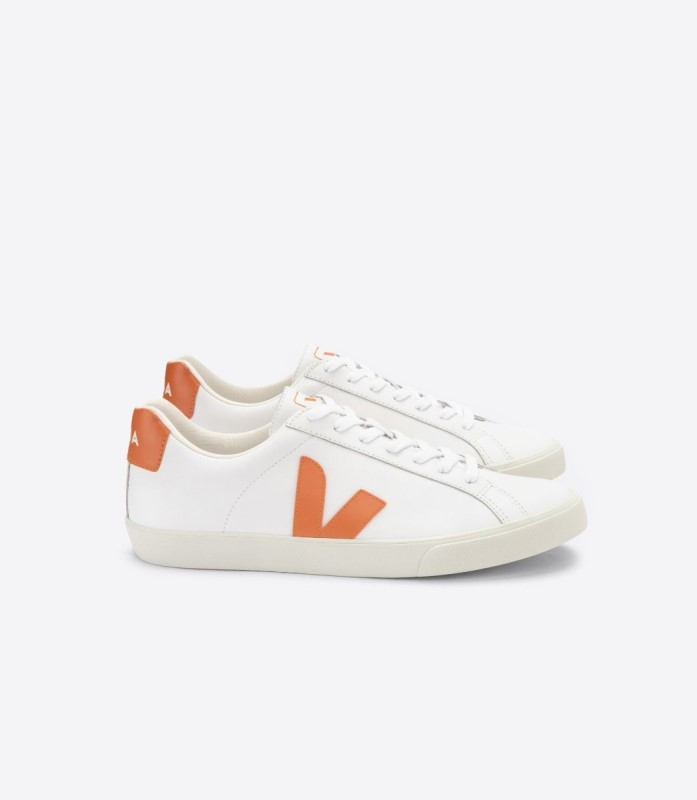 Colección Veja Cuero Blanco Calabaza