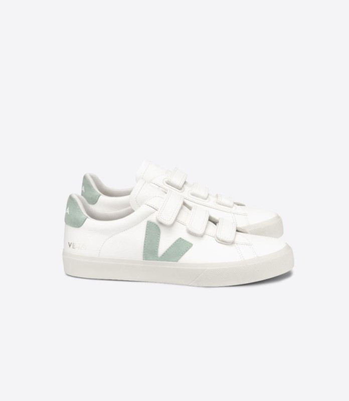 Veja Recife Chromefree Cuero Blanco Matcha