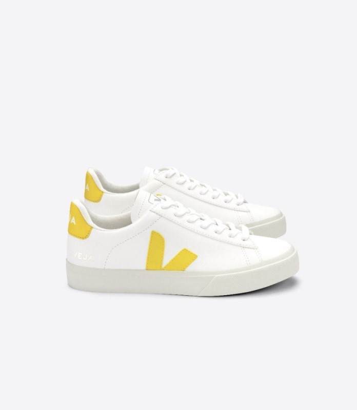 Veja Campo Chromefree Cuero Blanco Tónico