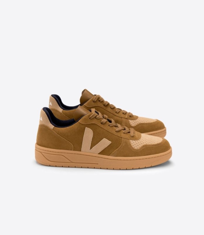 Veja V-10 Suede Camel Desert